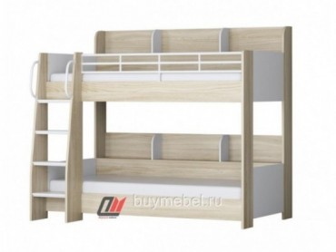 buymebel.ru кровать Дюймовочка-5 БАЗА с металлической лестницей