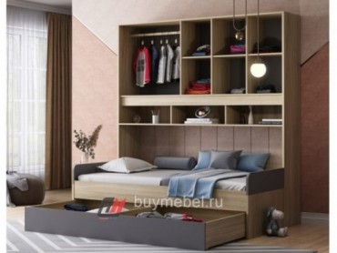 buymebel.ru двухъярусная кровать Гранада-2 цвет черный